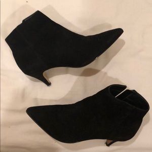 Sam Edelman Black Kitten Heel Booties